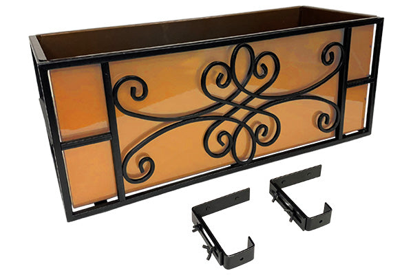 Panacea Boulevard Quatrefoil Window Boxes, Pack of 2