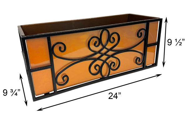 Panacea Boulevard Quatrefoil Window Boxes, Pack of 2