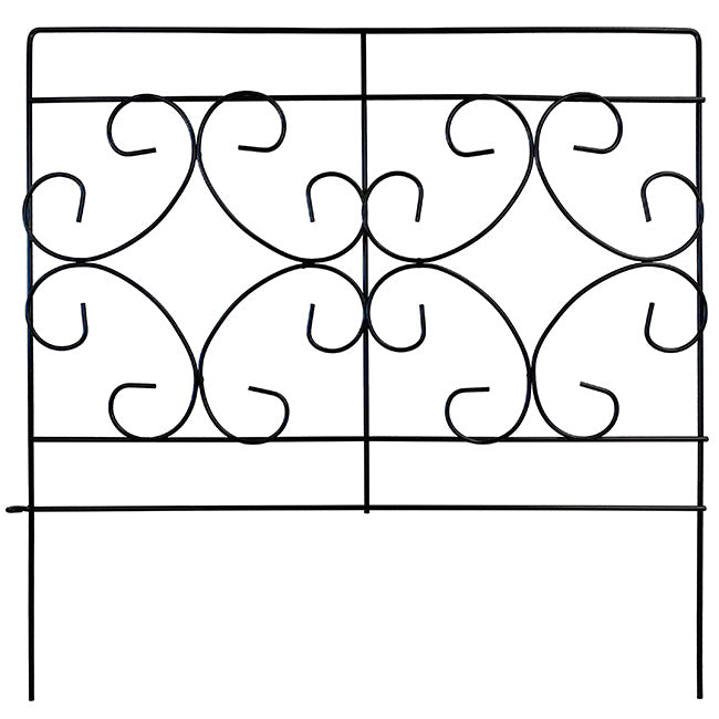 Panacea Scroll Border Edge, Black, 24"W x 24"H, Pack of 24