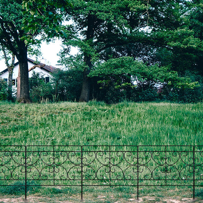 Panacea Scroll Border Edge, Black, 24"W x 24"H, Pack of 24