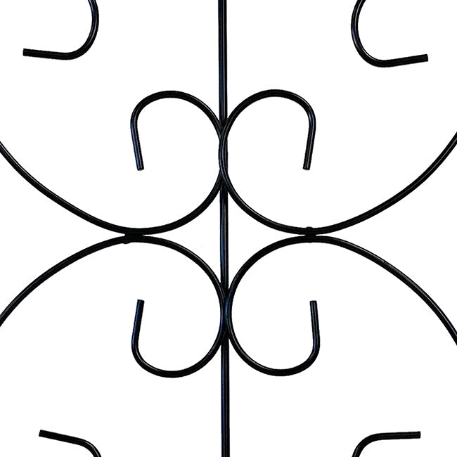 Panacea Scroll Border Edge, Black, 24"W x 24"H, Pack of 24