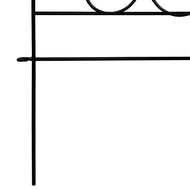 Panacea Scroll Border Edge, Black, 24"W x 24"H, Pack of 24