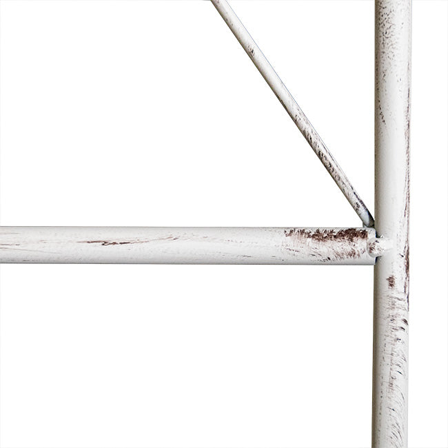 Panacea French Country Scroll Trellises, Aged White, 3 Pack