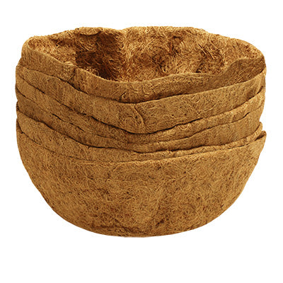 Panacea Round Coco Fiber Liners, 20" dia., Pack of 6