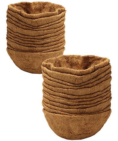 Panacea Round Coco Fiber Liner, 12" dia., Bulk Box of 24