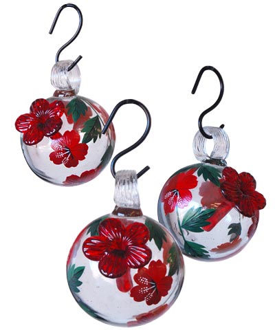 Parasol Droplet Botanica Hummingbird Feeders, Pack of 3