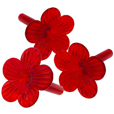 Parasol Shatterproof Flower Feeding Tubes, Pack of 3