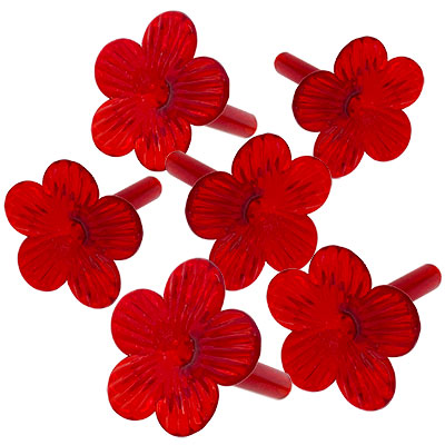 Parasol Shatterproof Flower Feeding Tubes, Pack of 6