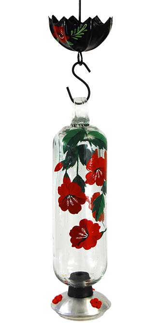 Parasol Filigree Botanica Hummingbird Feeder with Ant Moat
