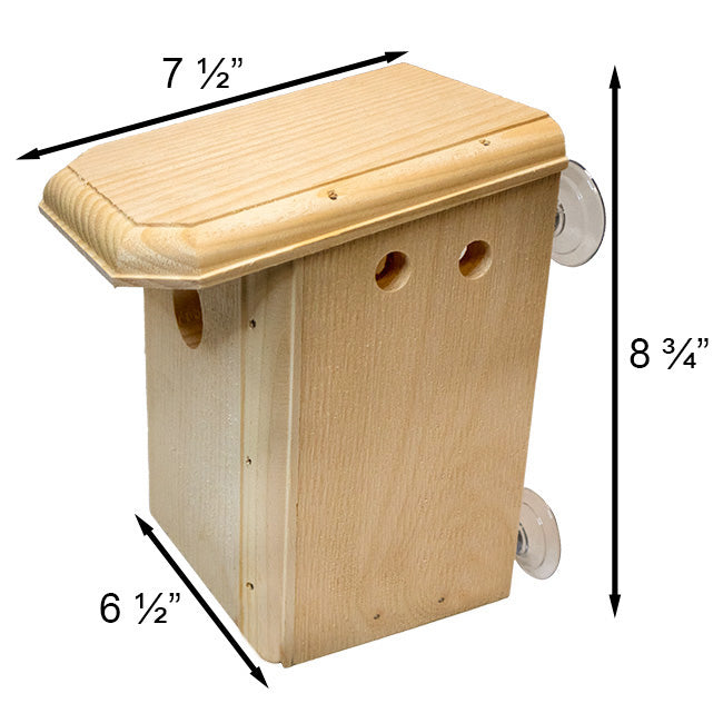 Window Nest Box with Nest Lift by Prime Retreat