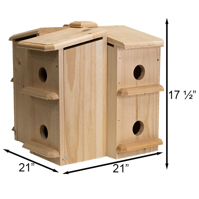 Coveside Purple Martin House and Pole Kit by Prime Retreat