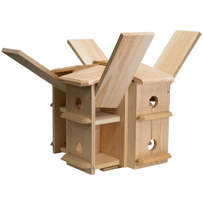 Coveside Purple Martin House and Pole Kit by Prime Retreat