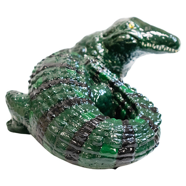 Baby Gator Statue, Hand Painted, by Prime Retreat