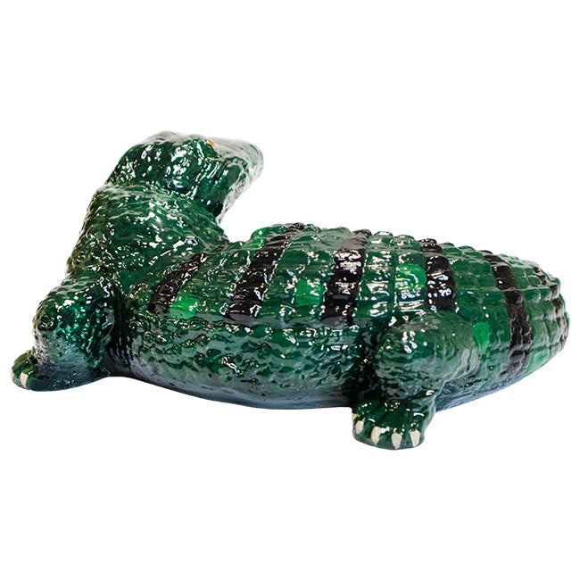 Baby Gator Statue, Hand Painted, by Prime Retreat