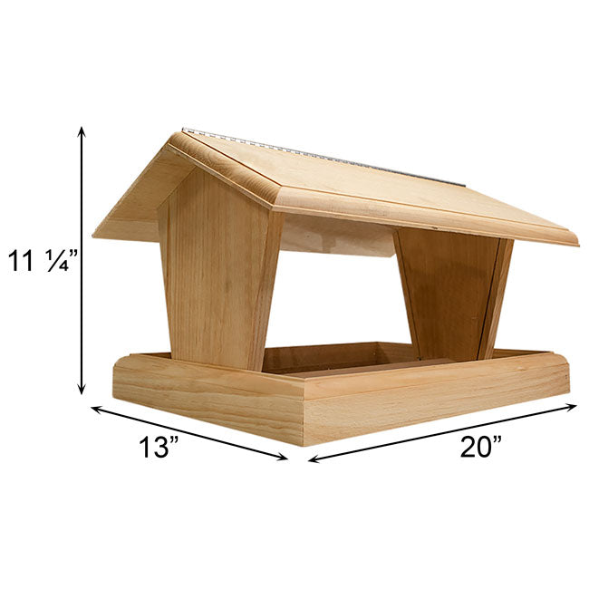 Coveside Hopper Feeder & Waste Free Seed by Prime Retreat