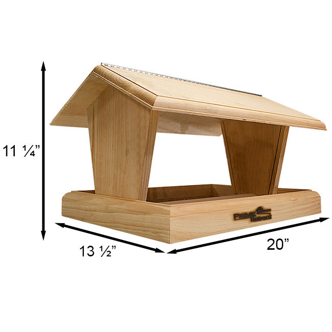 DIY Large Hopper Feeder by Prime Retreat