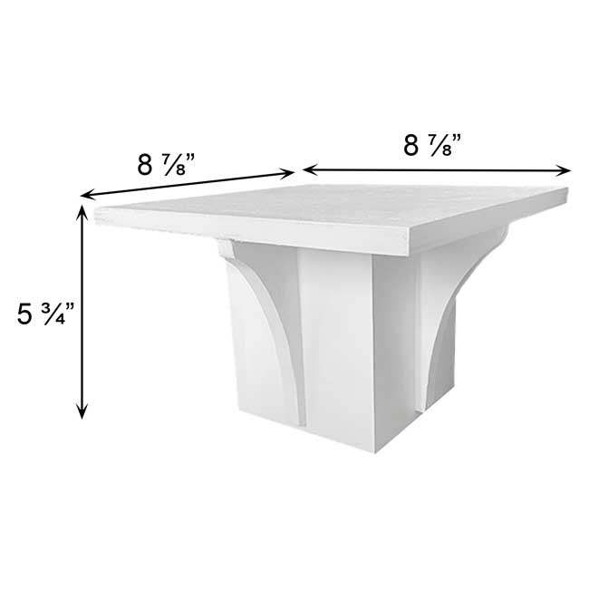 Clubhouse Bird House with Decorative Post Mounting Bracket