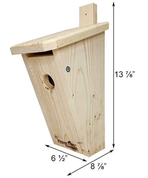 Slant-Front Bluebird Houses w/Predator Guards & Book Bundle