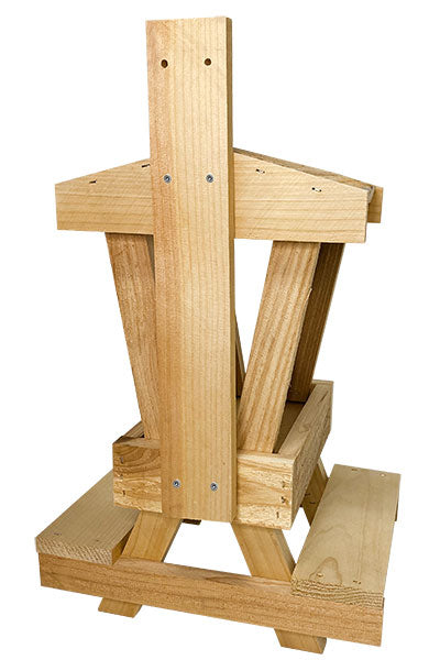 Cedar Picnic Table Squirrel Feeder by Prime Retreat