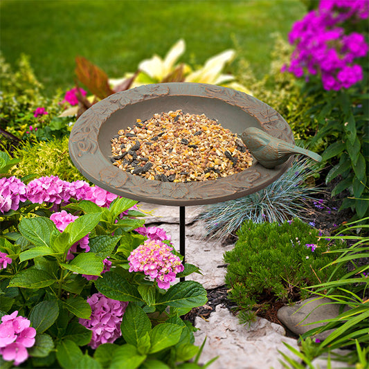 Whitehall Chickadee Garden Bird Feeder w/Divine Blend Seed