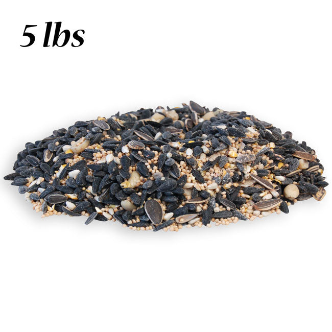 Whitehall Chickadee Garden Bird Feeder w/Divine Blend Seed