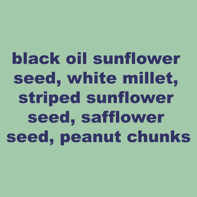 Whitehall Chickadee Garden Bird Feeder w/Divine Blend Seed