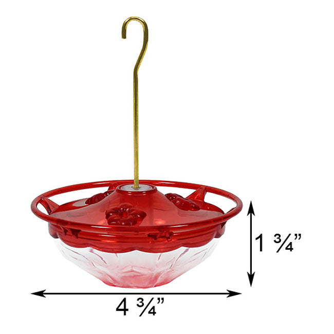 HummBlossom Hummingbird Feeder w/Hanger Kit by Prime Retreat