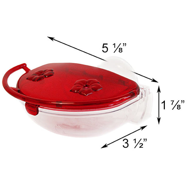 Gem Window Hummingbird Feeder w/Ant Moat by Prime Retreat