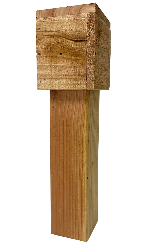 Cedar Post Cap Mounting Bracket for a 4 x 4 by Prime Retreat