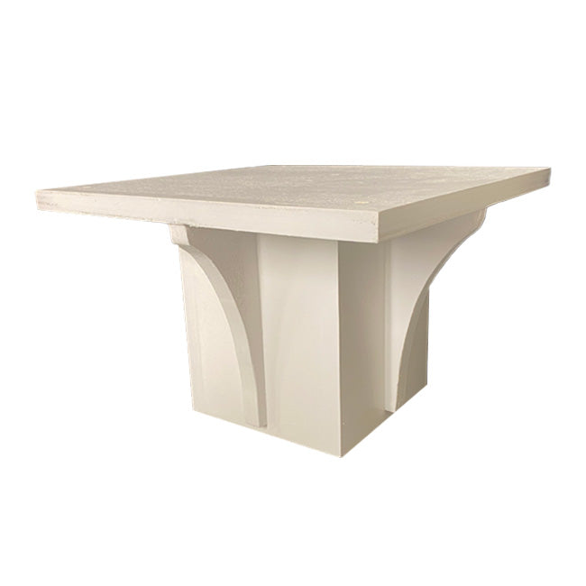 Decorative Post Mounting Bracket, White, by Prime Retreat