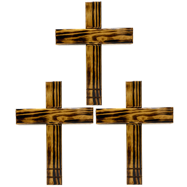 Distressed Rustic Wooden Cross by Prime Retreat