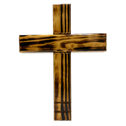 Distressed Rustic Wooden Cross by Prime Retreat