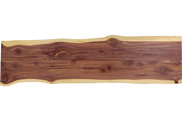 Cedar Live Edge Bench and Legs, 46"L, by Prime Retreat
