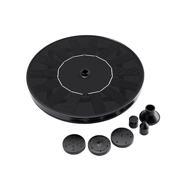 Steel Bird Bath, Stand, and Solar Pump Kit by Prime Retreat
