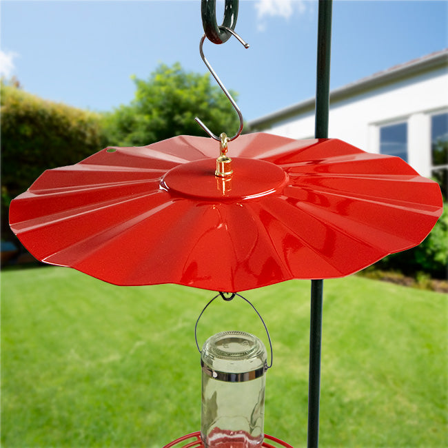 Artisan Spring Rain Hummingbird Feeder and Rain Guard Kit