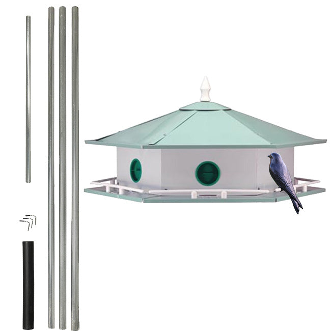 Heath 6-Room Deluxe Purple Martin House Kit by Prime Retreat