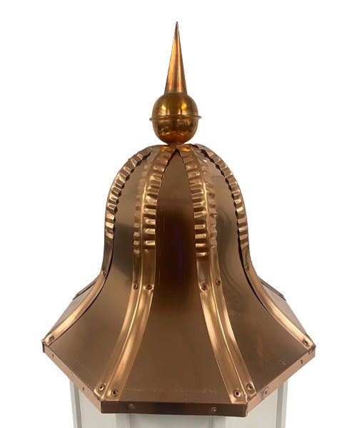 Amish Premier Bird House w/Copper Roof & Mounting Post