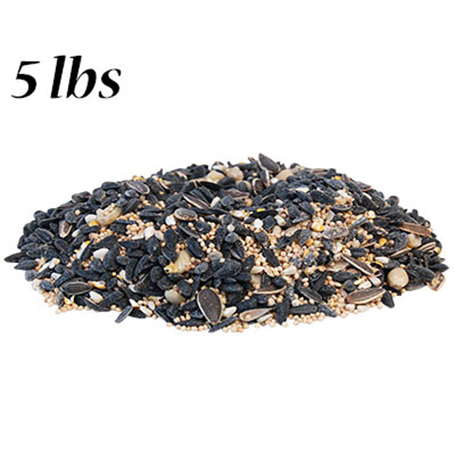 Peanut Tube and Hopper Bird Feeder Set with 10 lbs. Seed