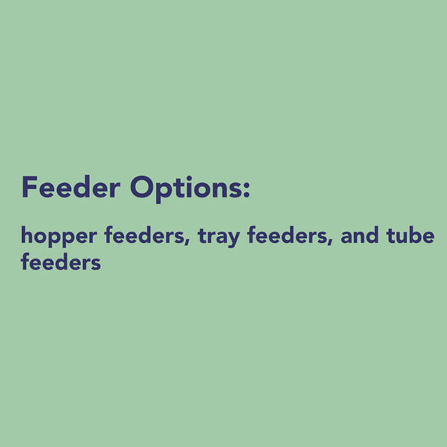 Peanut Tube and Hopper Bird Feeder Set with 10 lbs. Seed