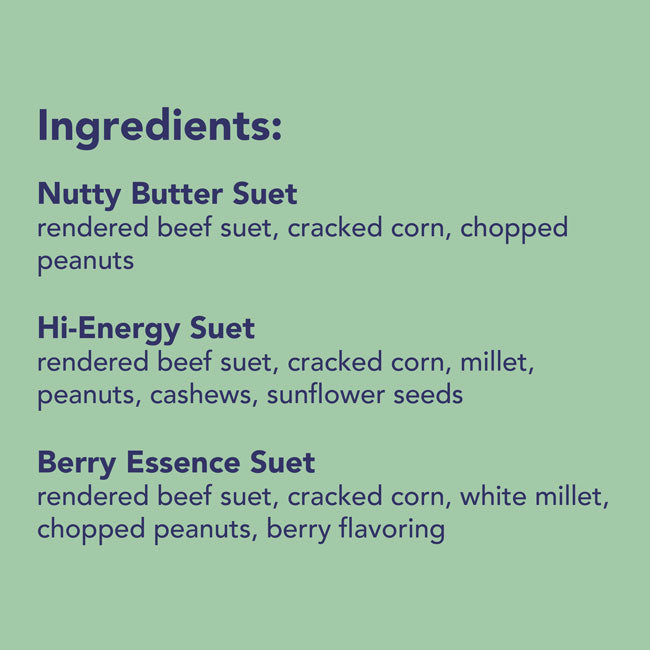 Pine Tree Farms Variety Packs of Suet Cakes, Nut & Berry