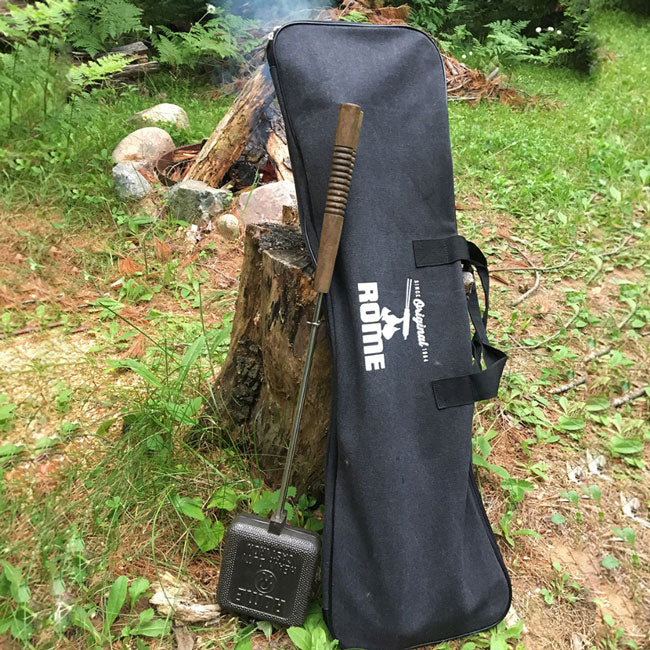 Fireplace Popcorn Popper w/Bag & Gloves Kit by Prime Retreat