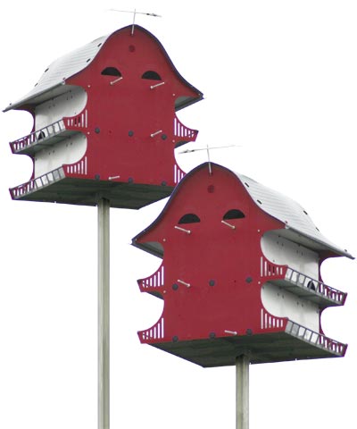 S&K Purple Martin Barn, 16 Room