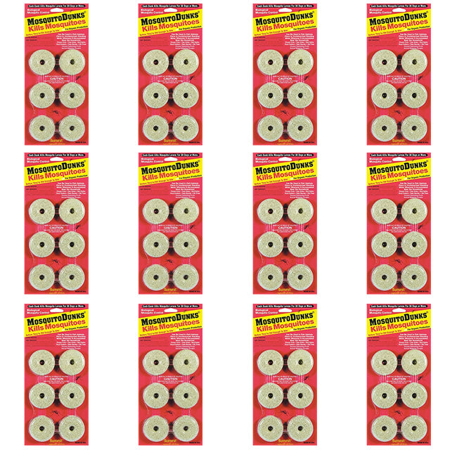 Summit 6 Count Slow Release Mosquito Dunks®, Case Pack of 12