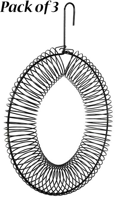 Peanut Wreaths or Nesting Material Holders, Pack of 3