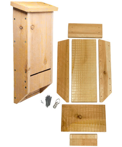Songbird Essentials Bat House Kits, Club Pack of 8