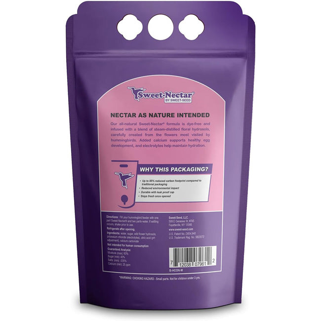 Sweet-Nectar Hummingbird Nectar, Conc., 2 Eco Pouches