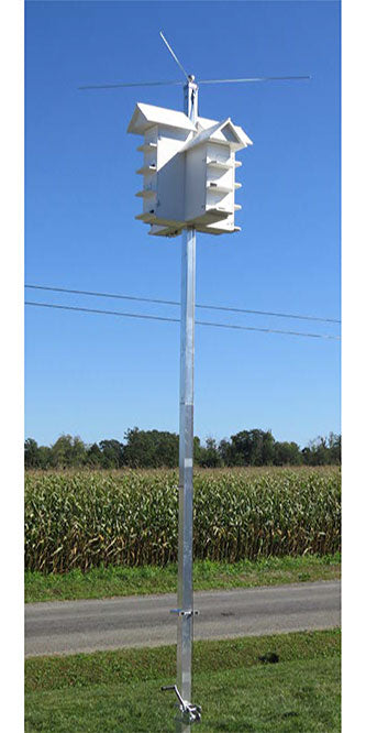 Troyer's Deluxe T-14 Recycled Plastic Martin House Bundle, 14 Room