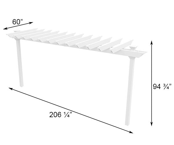 Vita Arbors Hammock Stand, White, 94.75"H