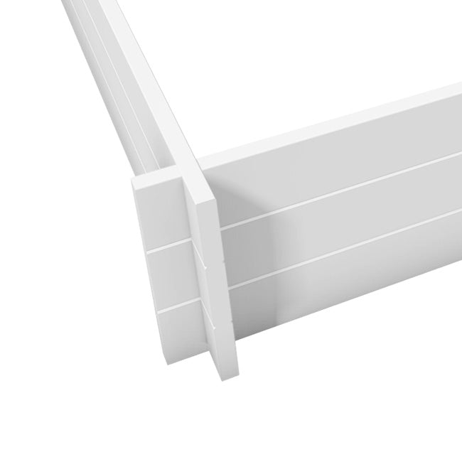 New England Hudson Raised Garden Beds, 4'L x 4'W, Pack of 3