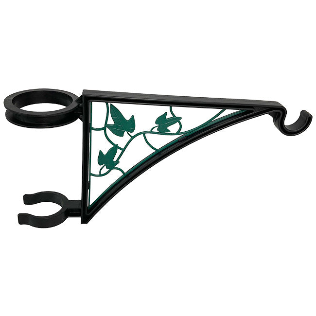 ENoVate Hangs EZ Fence Post Easy Clamp-On Bracket, Ivy, 16"L